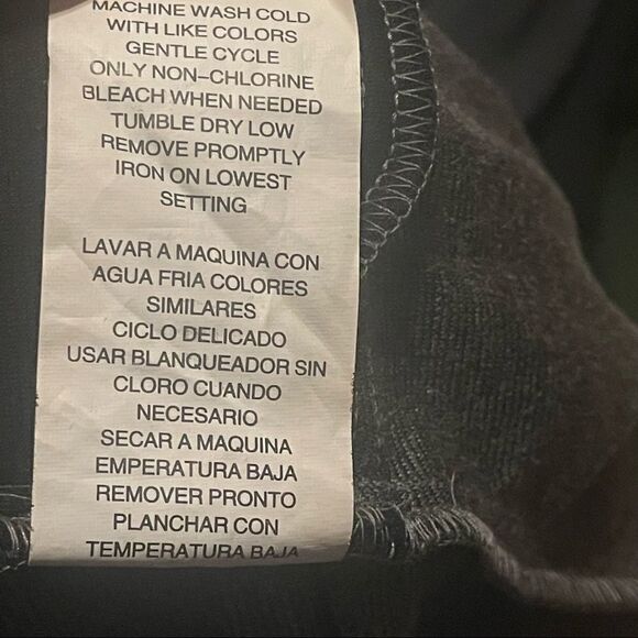 XOXO Gray Sleeveless Tunic/Sheath Mini Dress w/Black Trim & Buttons; SZ M; EUC - Picture 6 of 6